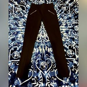 Thick Leggings Featuring Two Faux Side Zippers